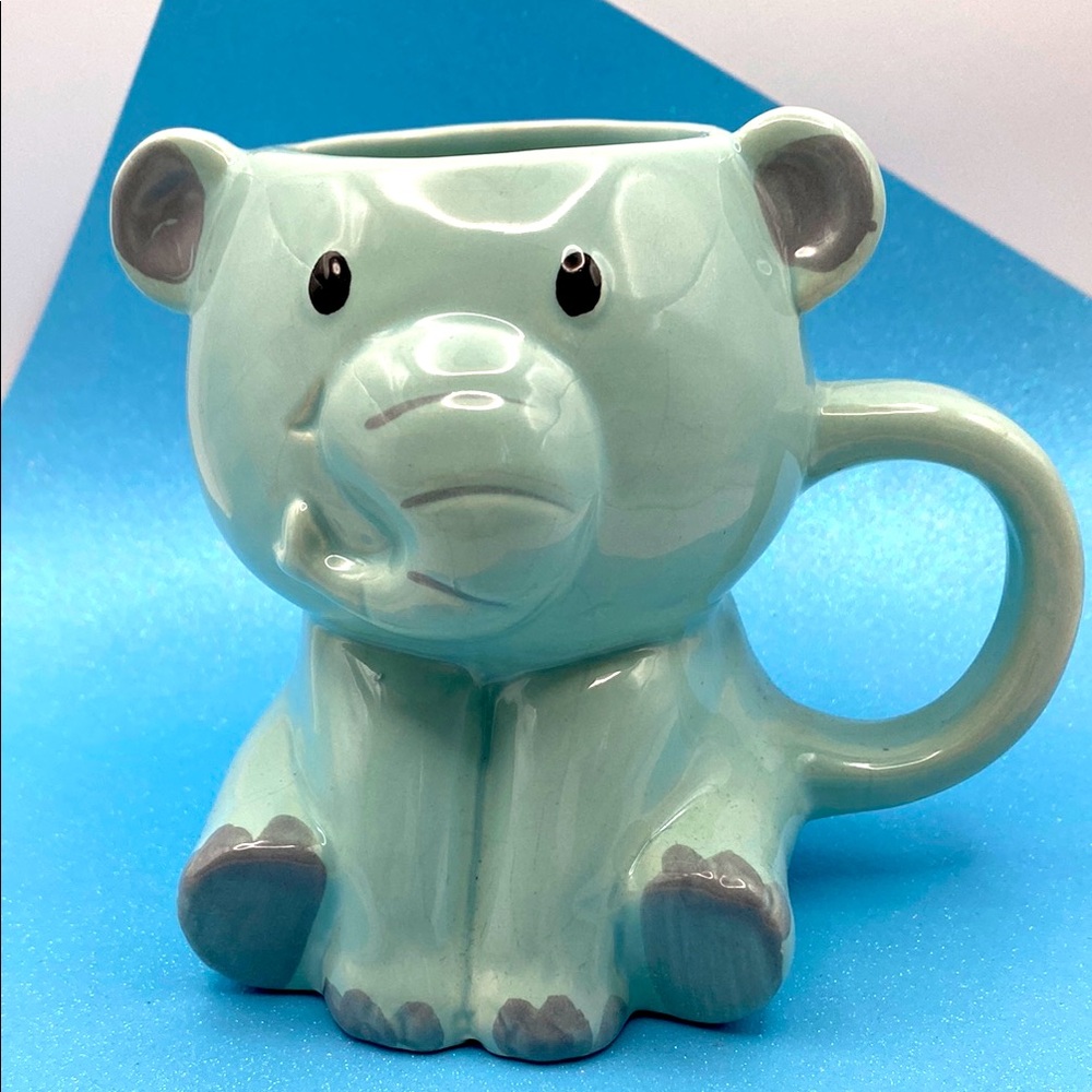 Baby Blue Elephant 14oz Midwood Brands Mug